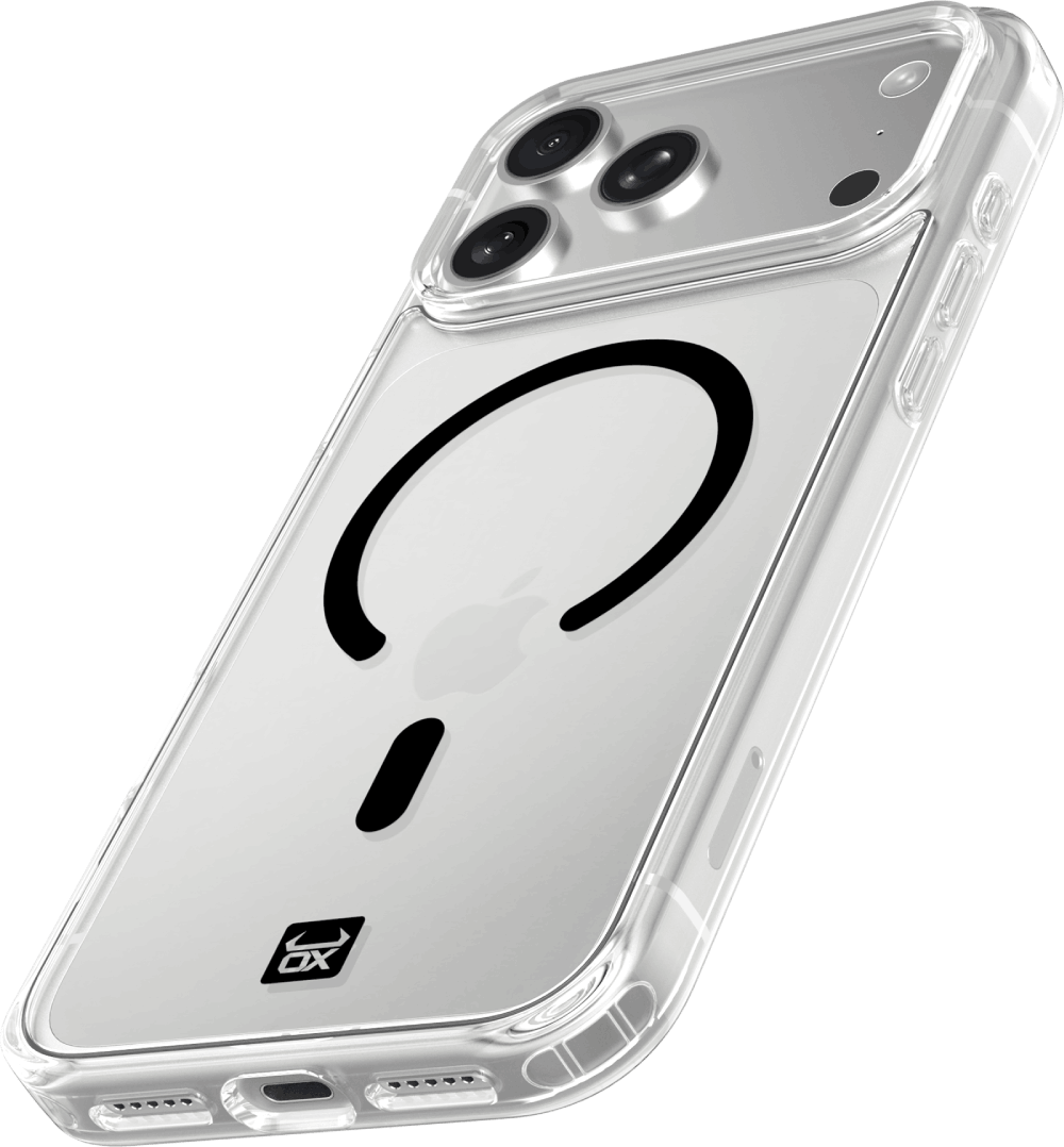 OX MagClear Case For iPhone 17 Range Compatible with Magsafe®