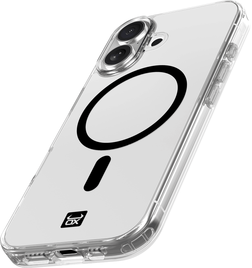 OX MagClear Case For iPhone 17 Range Compatible with Magsafe®