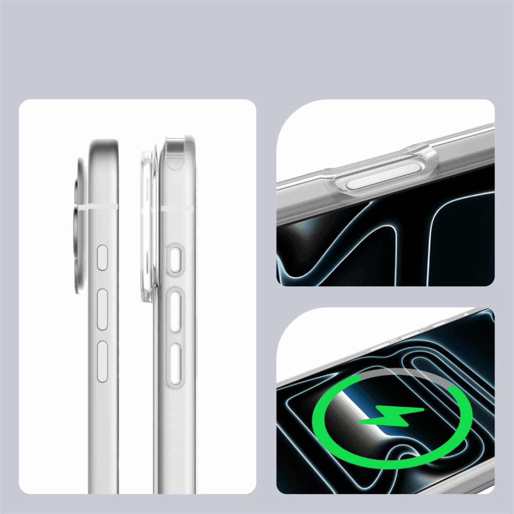 OX MagClear Case For iPhone 17 Range Compatible with Magsafe®