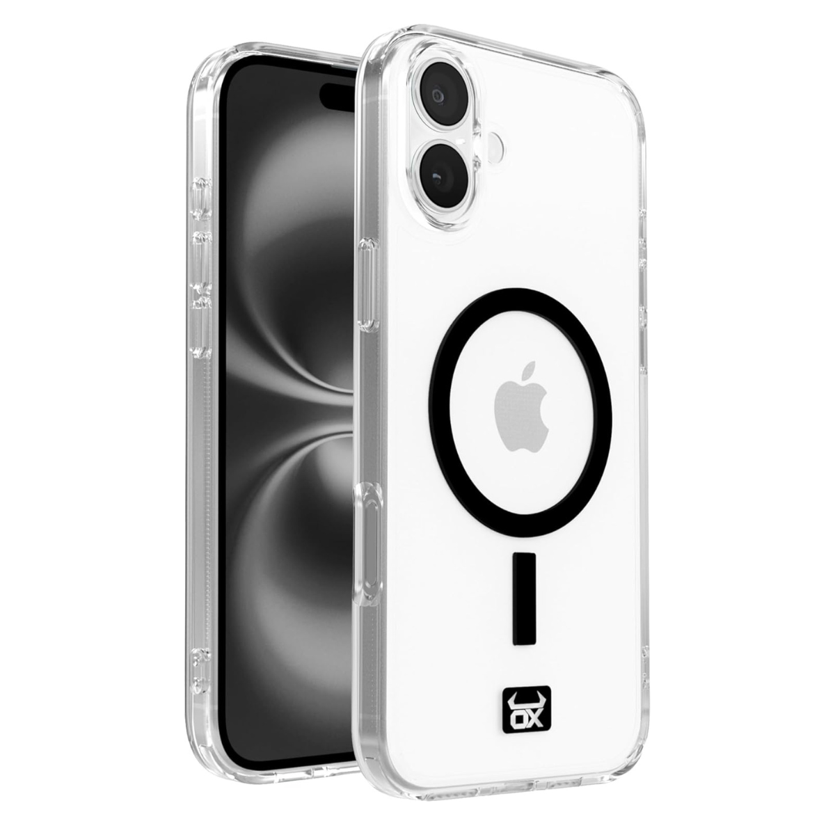 OX MagClear Case For iPhone 16 Range Compatible with Magsafe®