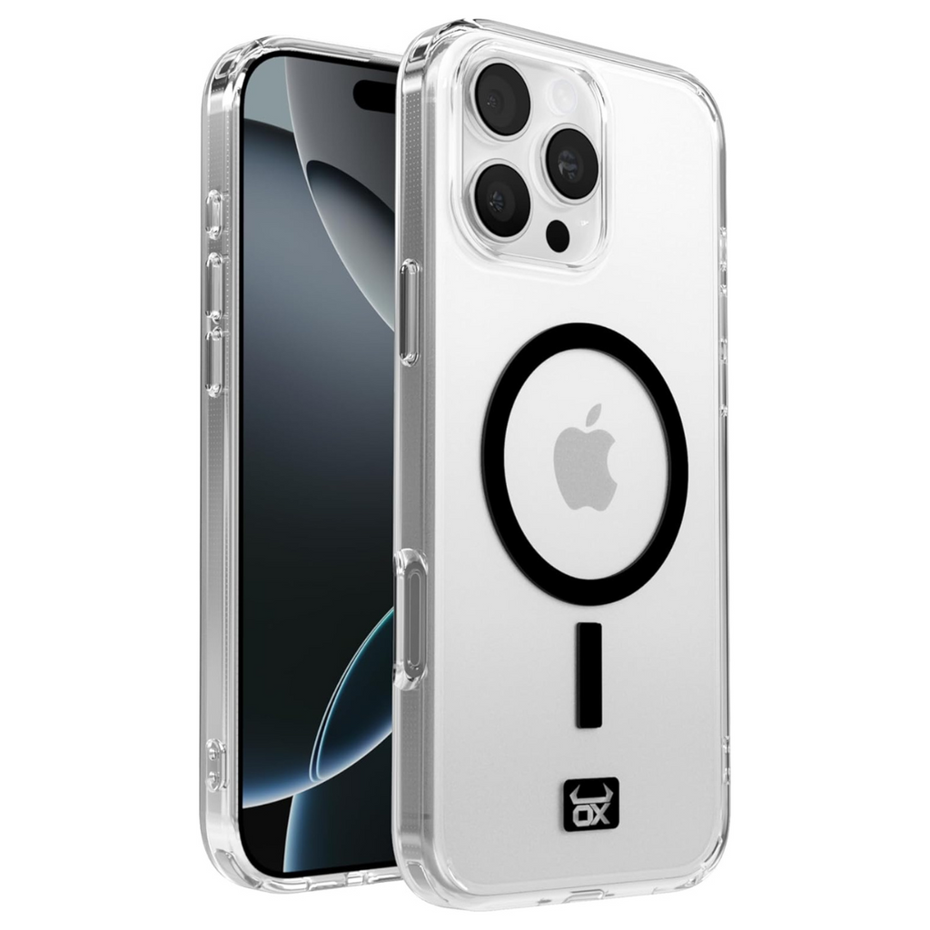 OX MagClear Case For iPhone 16 Range Compatible with Magsafe®