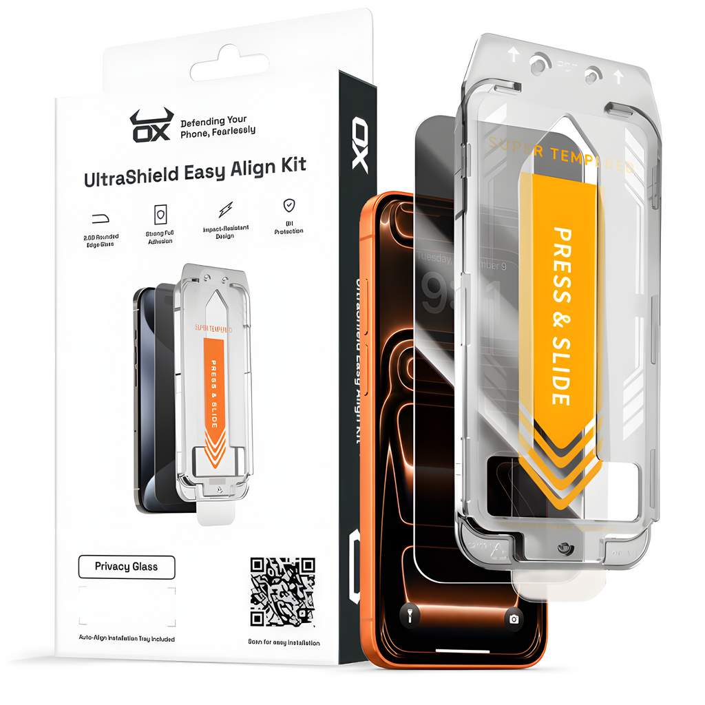OX UltraShield™️ Privacy Tempered Glass