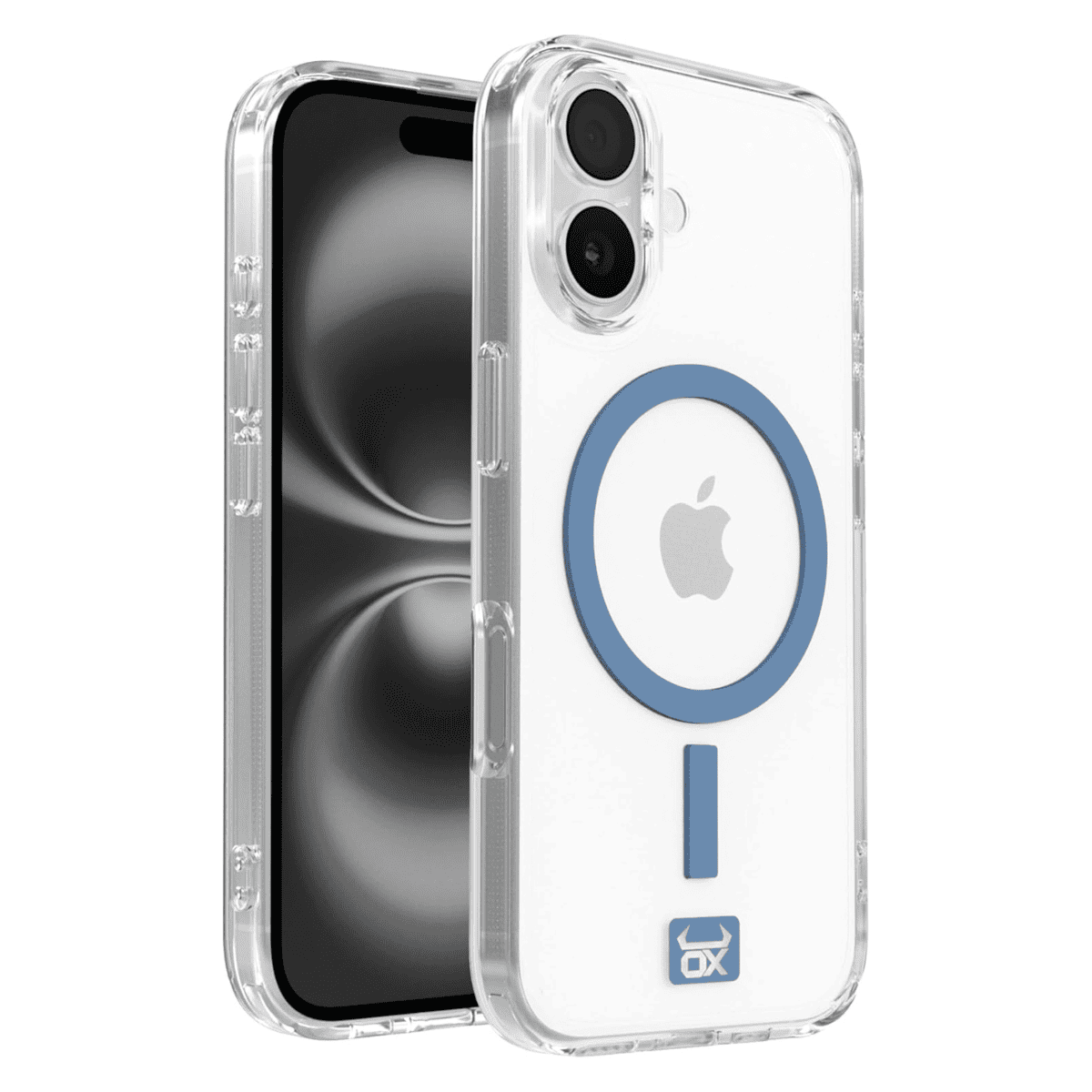 OX MagClear Case For iPhone 16 Range Compatible with Magsafe®
