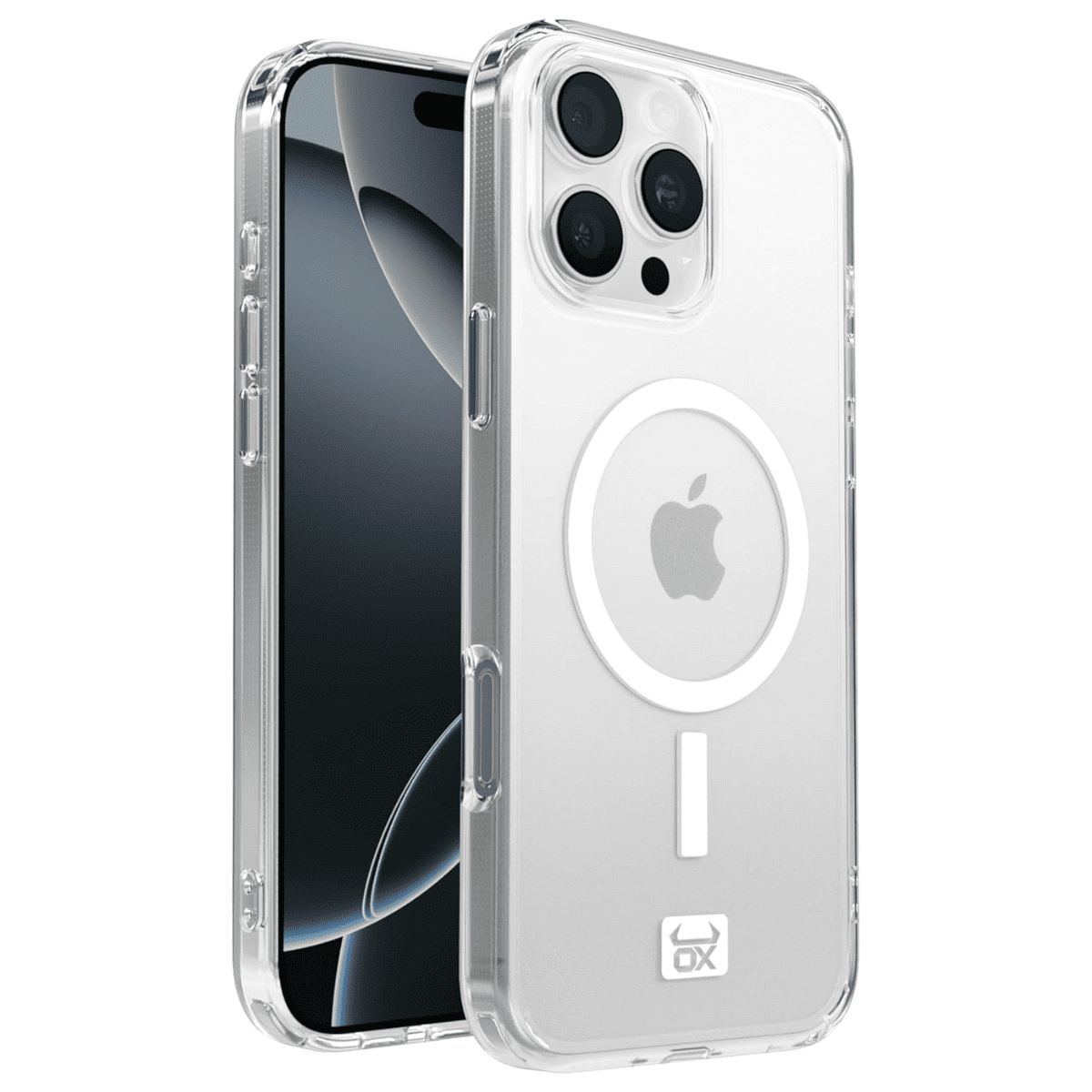 OX MagClear Case For iPhone 16 Range Compatible with Magsafe®