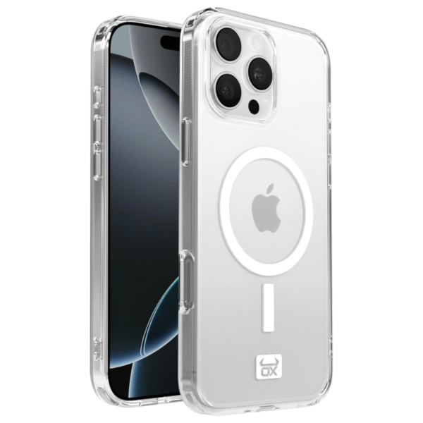 OX MagClear Case For iPhone 16 Range Compatible with Magsafe®