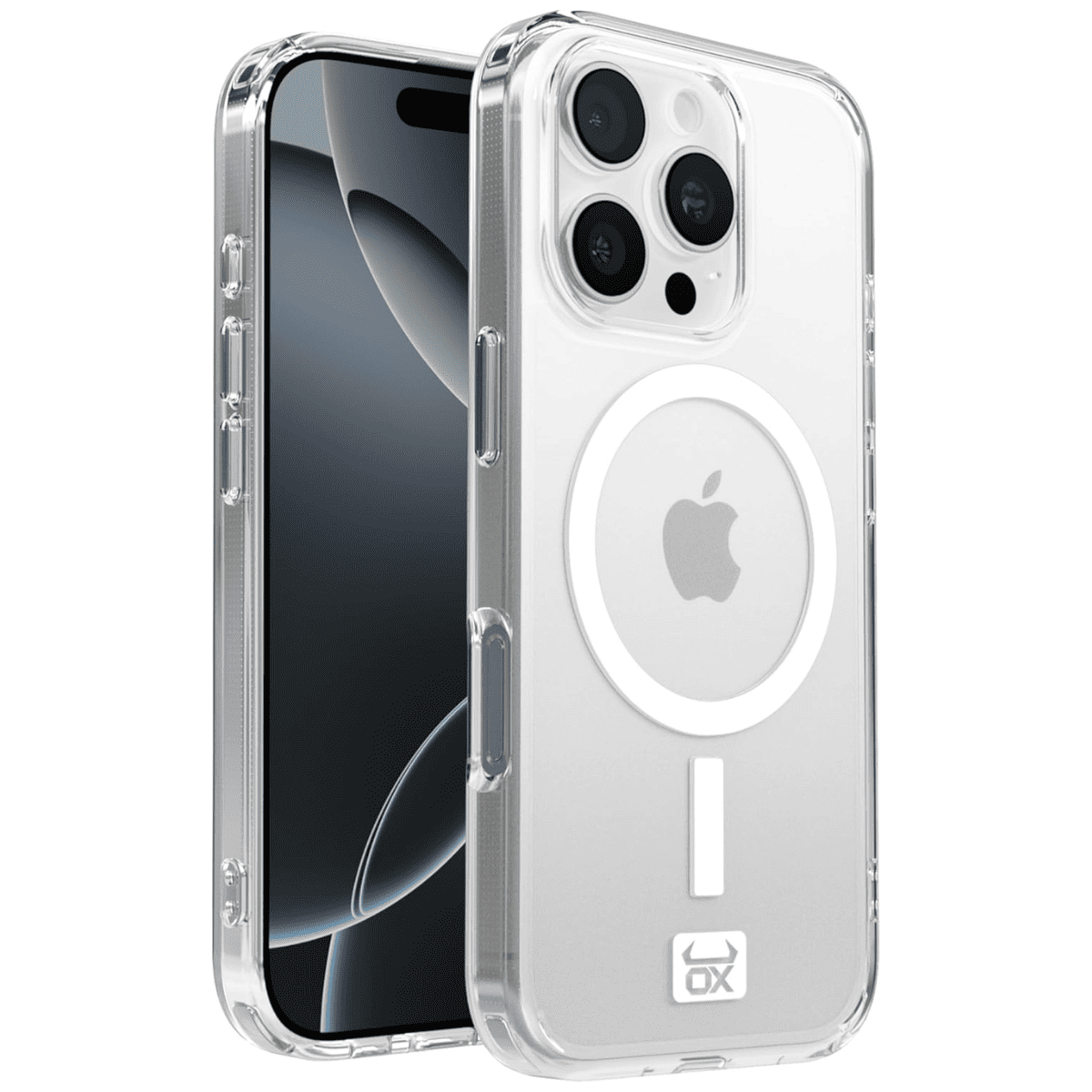 OX MagClear Case For iPhone 16 Range Compatible with Magsafe®