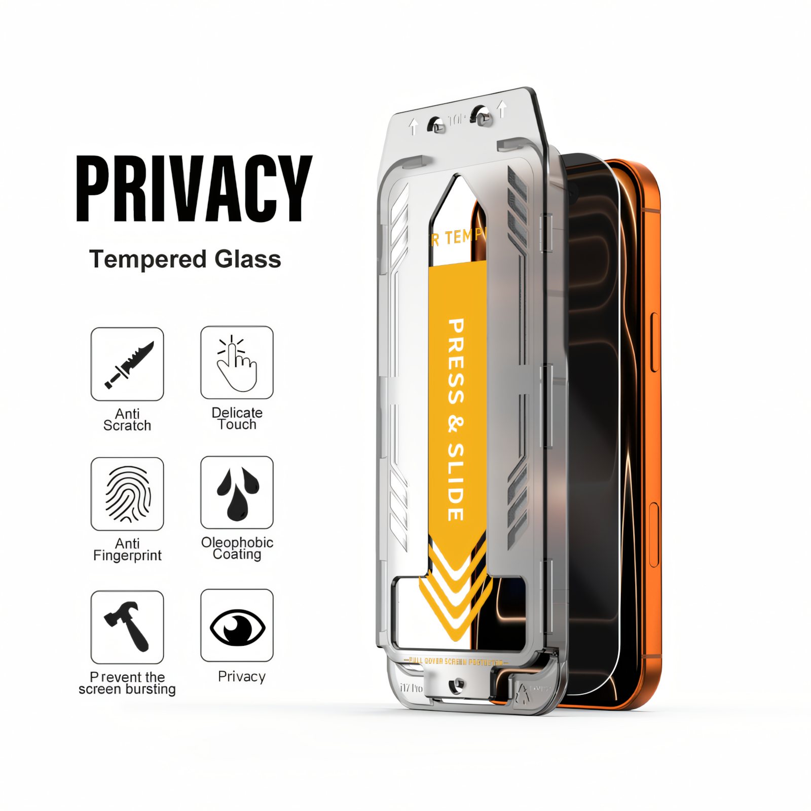 OX UltraShield™️ Privacy Tempered Glass