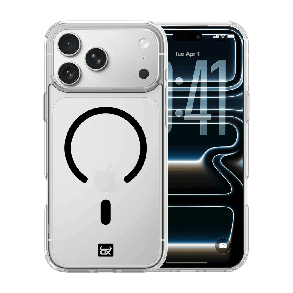 OX MagClear Case For iPhone 17 Range Compatible with Magsafe®