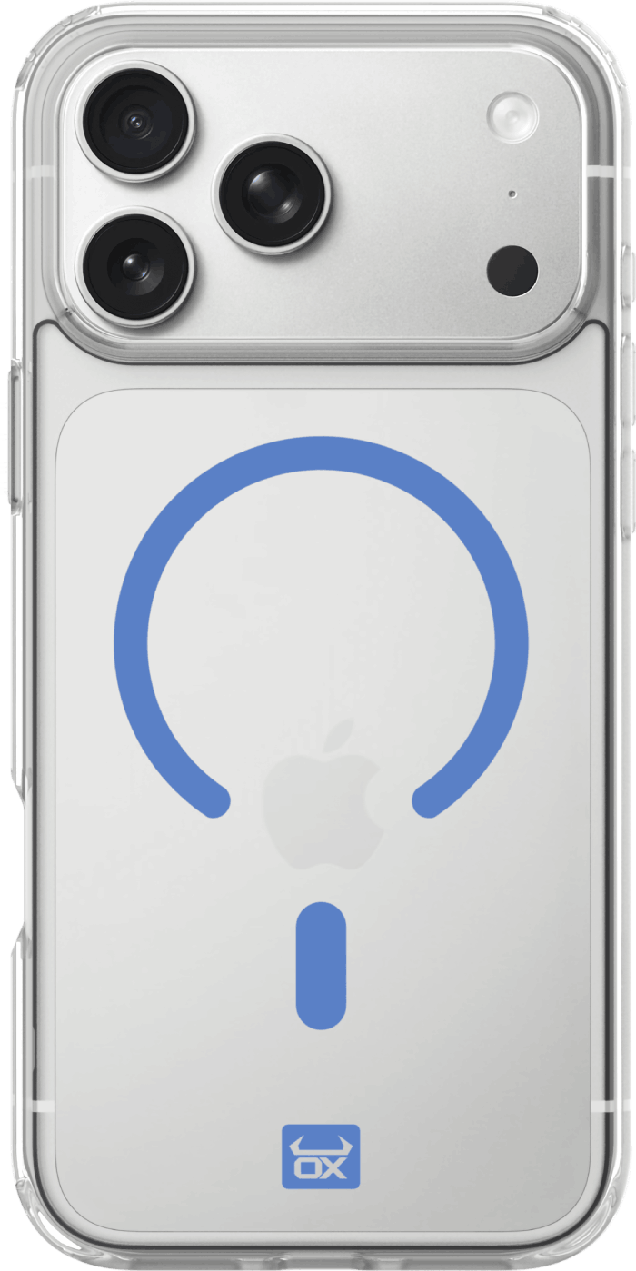 OX MagClear Case For iPhone 17 Range Compatible with Magsafe®