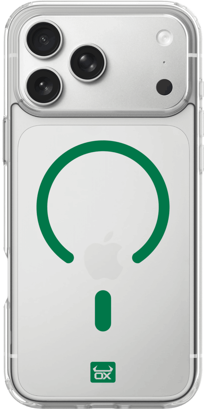 OX MagClear Case For iPhone 17 Range Compatible with Magsafe®