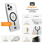 OX MagClear Case For iPhone 16 Range Compatible with Magsafe®