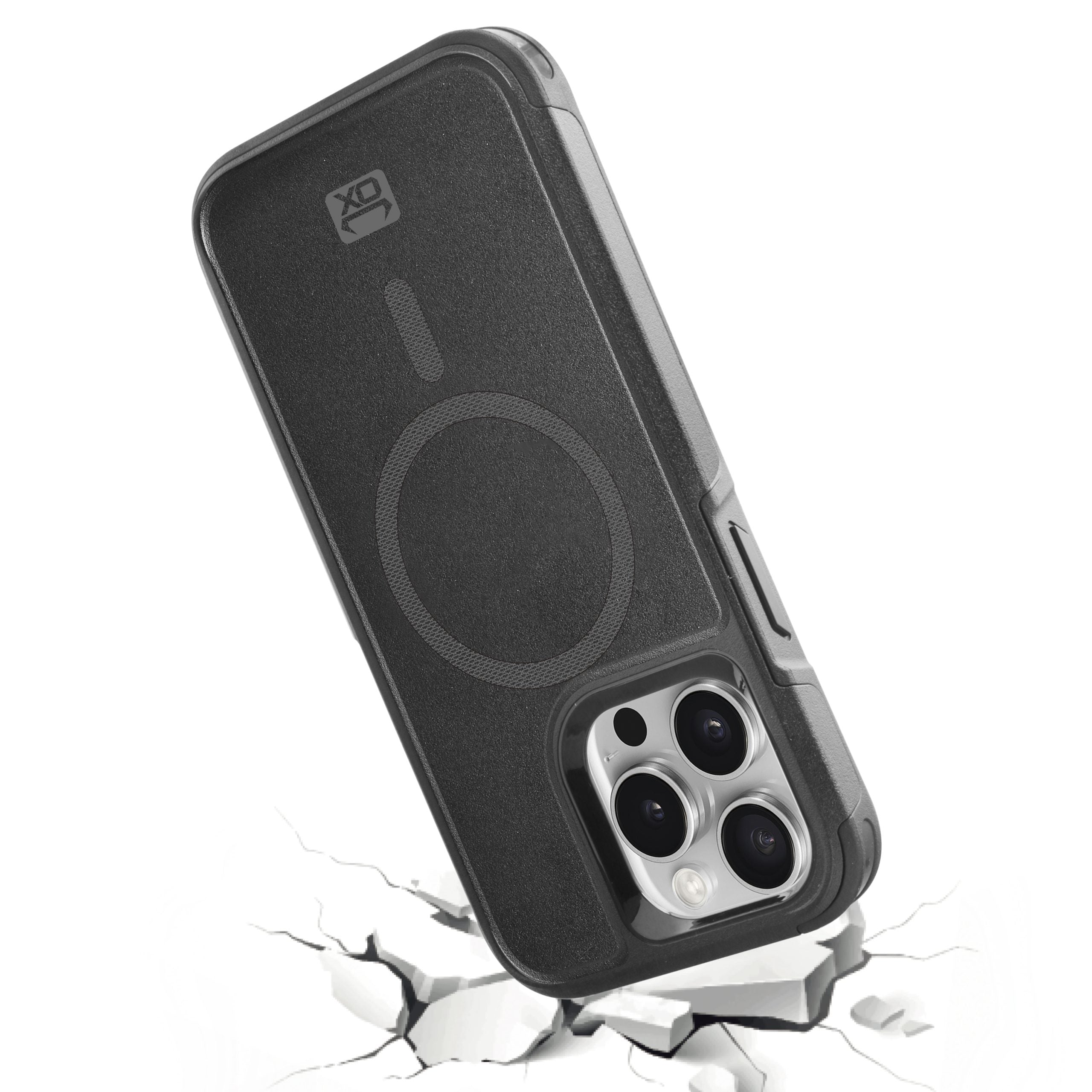 Ox Defender For iPhone 14 Pro/14 Pro Max Compatible with Magsafe® – Bear Black