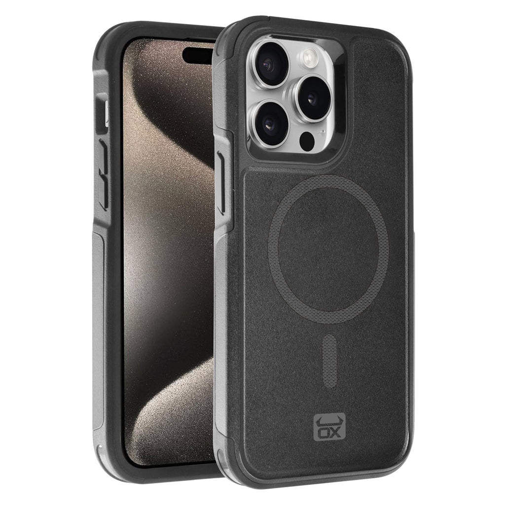 Ox Defender For iPhone 14 Pro/14 Pro Max Compatible with Magsafe® – Bear Black