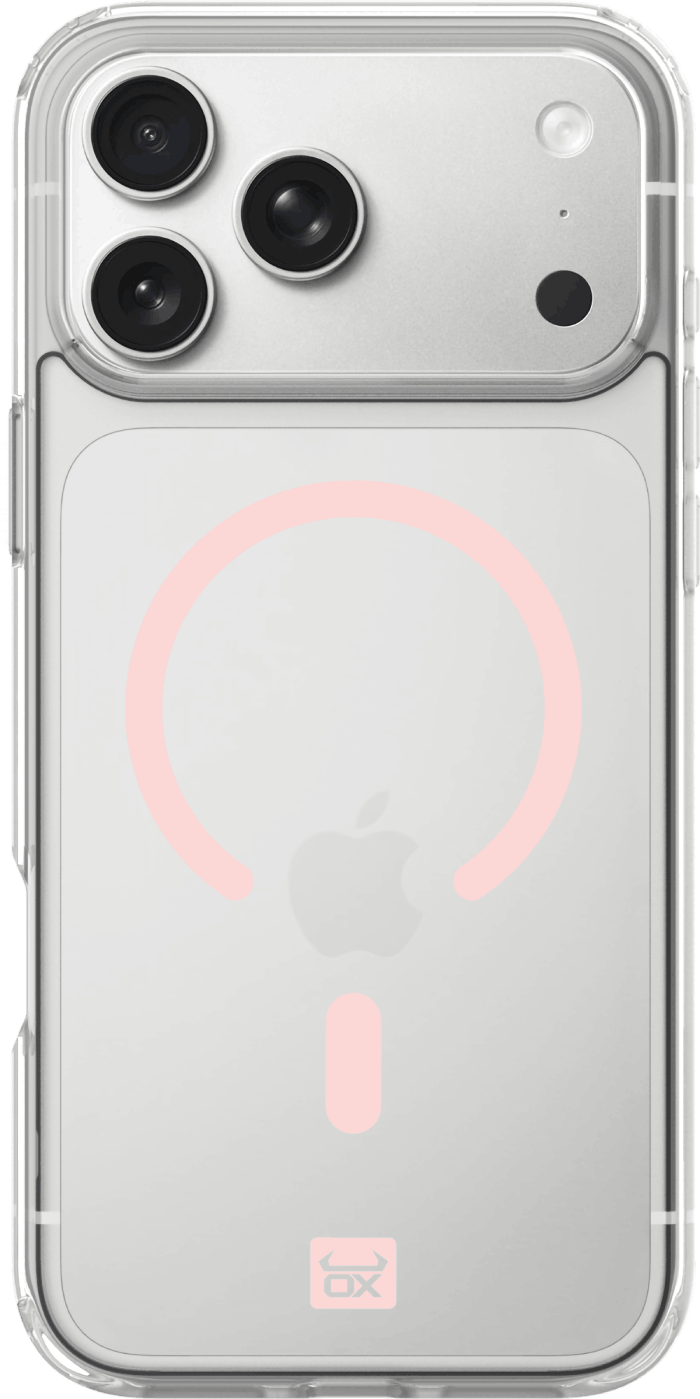 OX MagClear Case For iPhone 17 Range Compatible with Magsafe®