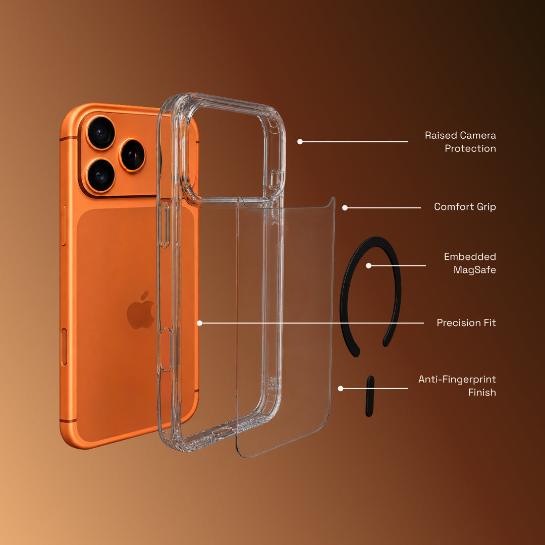 OX MagClear Case MagSafe®  Compatible for iPhone 18 Pro Max