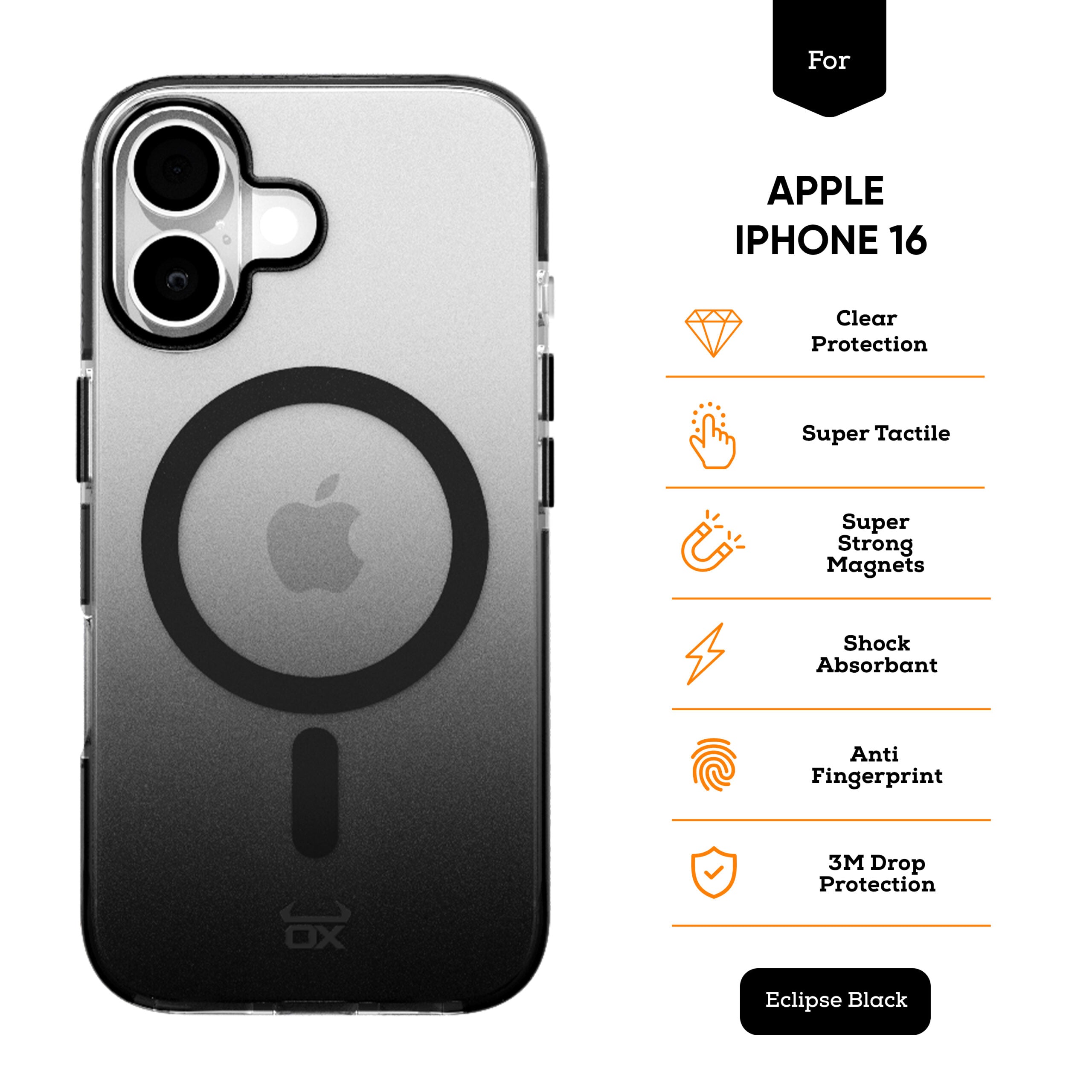 OX Vanguard Case For iPhone 16 Range Compatible with Magsafe®