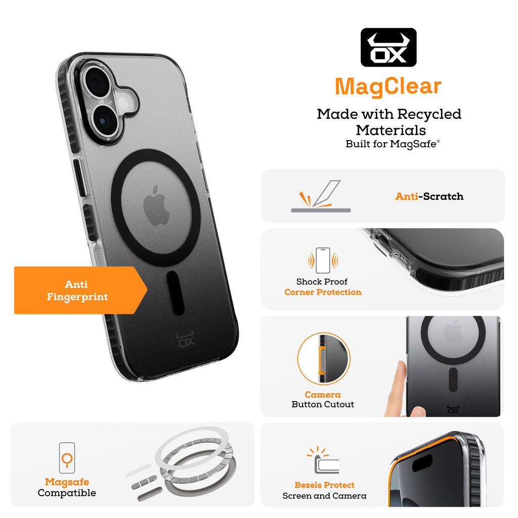 OX Vanguard Case For iPhone 16 Range Compatible with Magsafe®