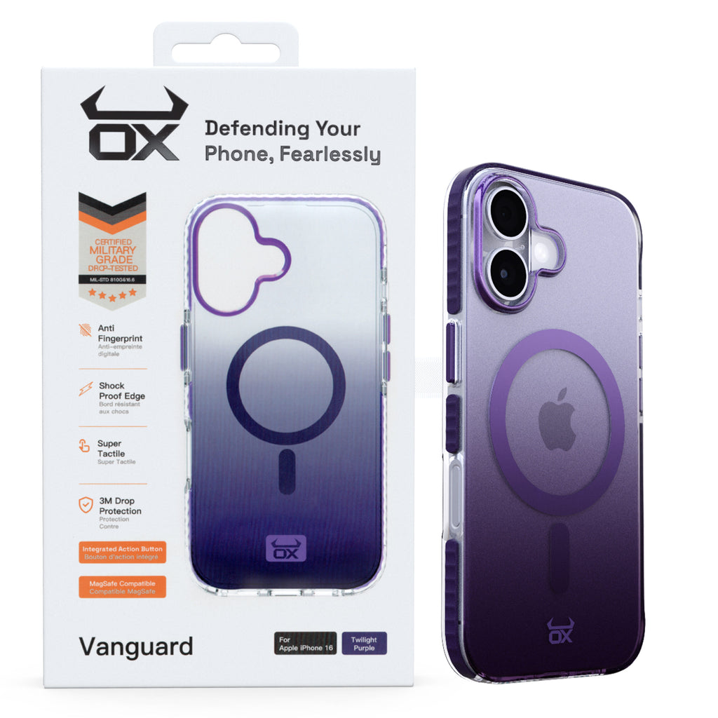 OX Vanguard Case For iPhone 16 Range Compatible with Magsafe®