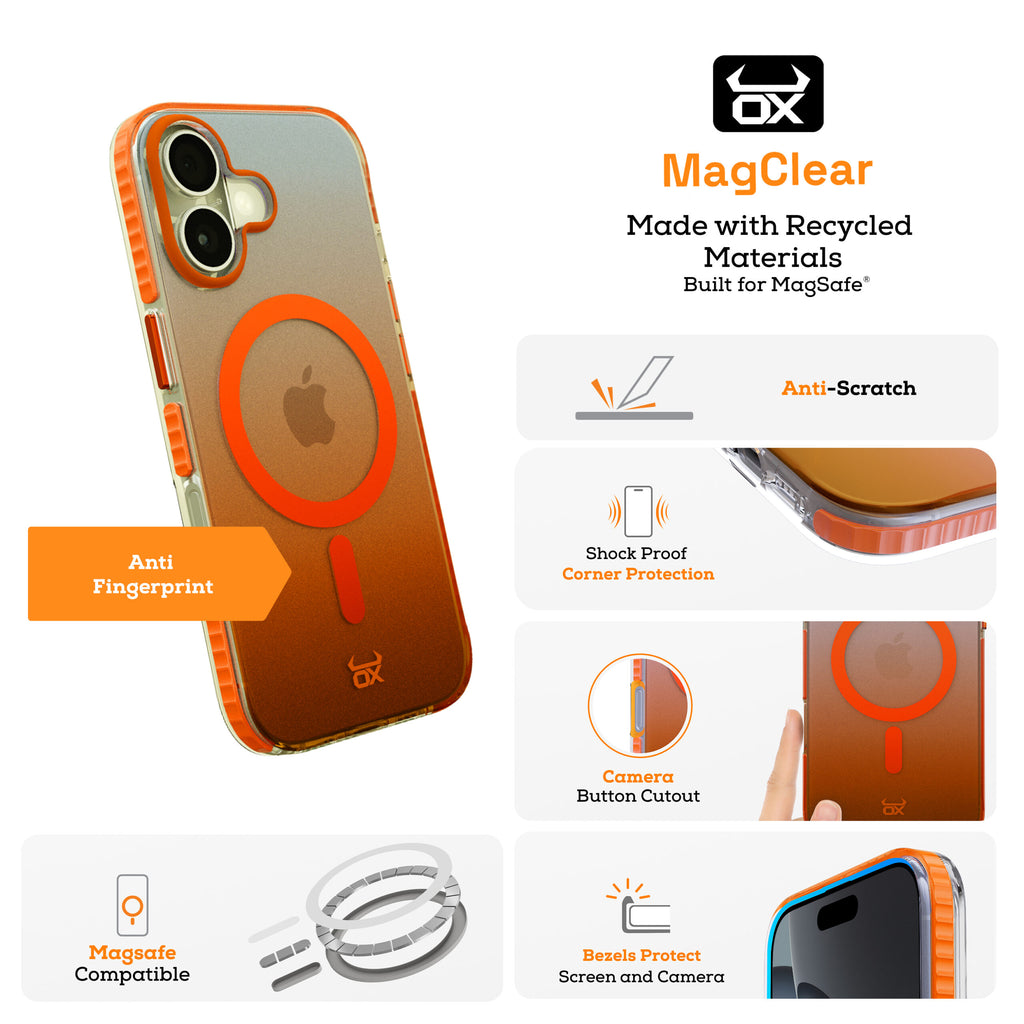 OX Vanguard Case For iPhone 16 Range Compatible with Magsafe®