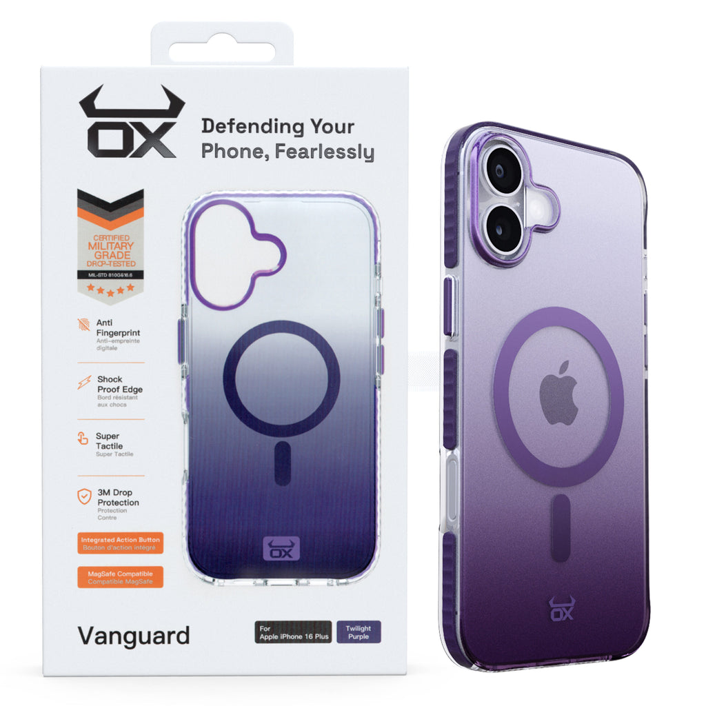 OX Vanguard Case For iPhone 16 Range Compatible with Magsafe®