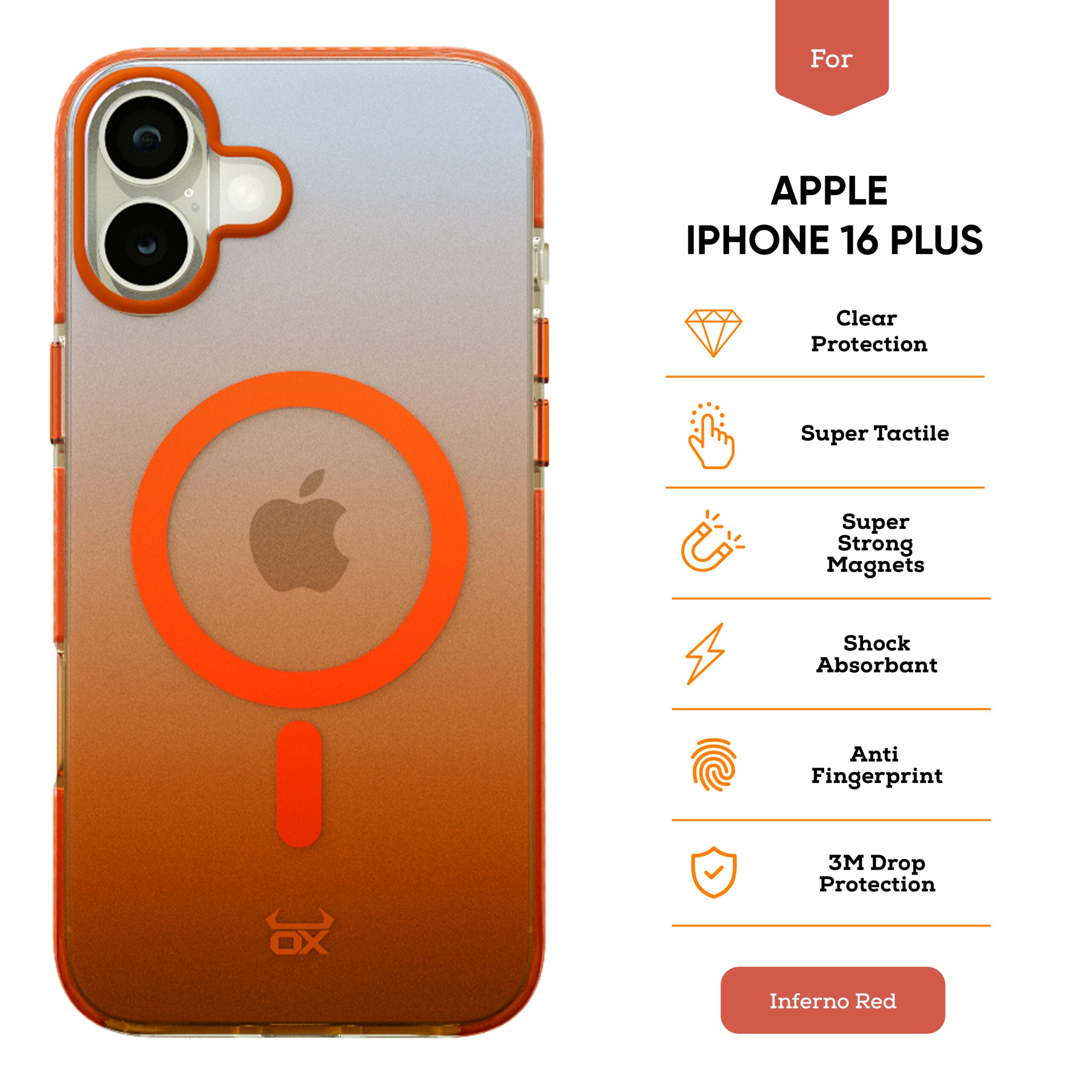 OX Vanguard Case For iPhone 16 Range Compatible with Magsafe®