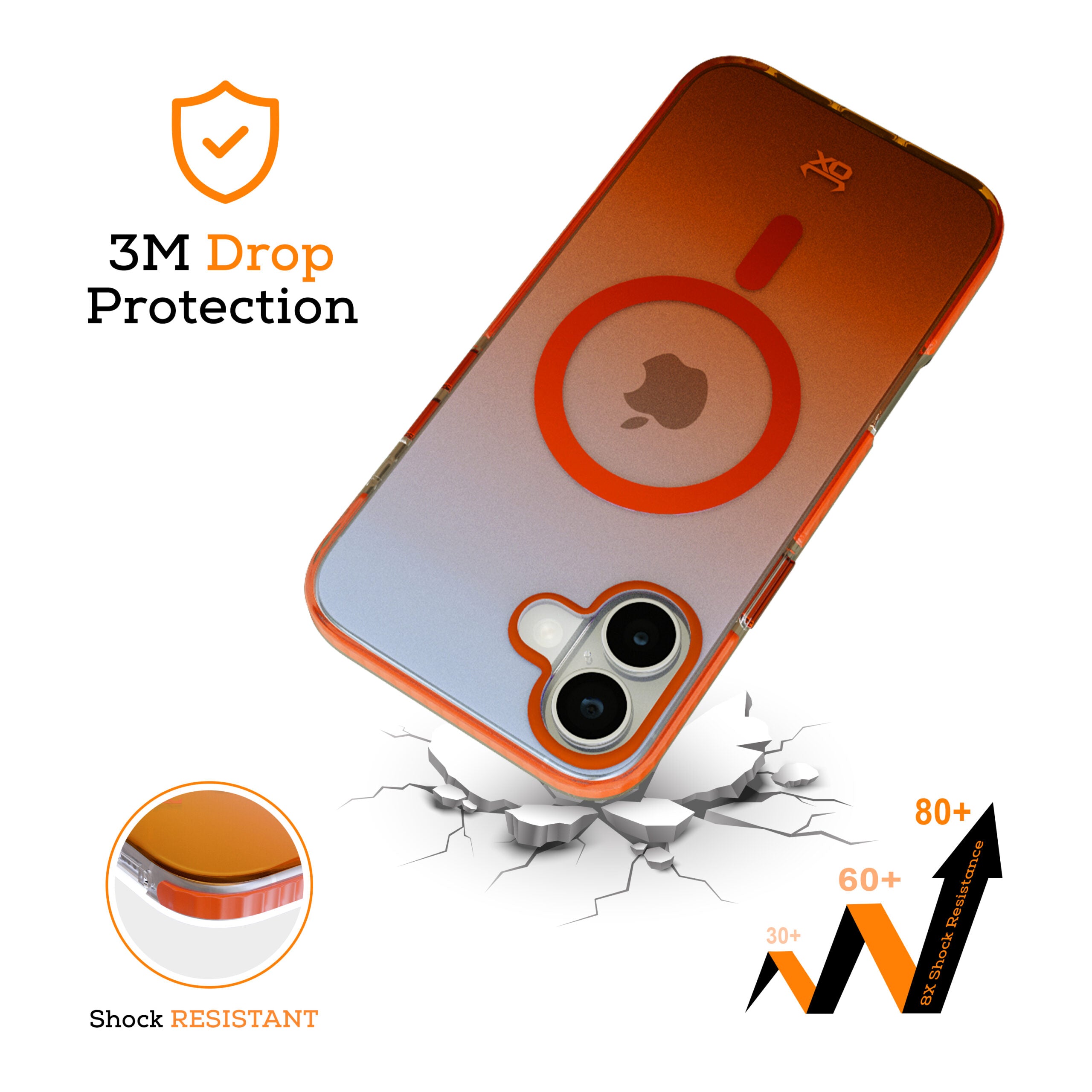 OX Vanguard Case For iPhone 16 Range Compatible with Magsafe®