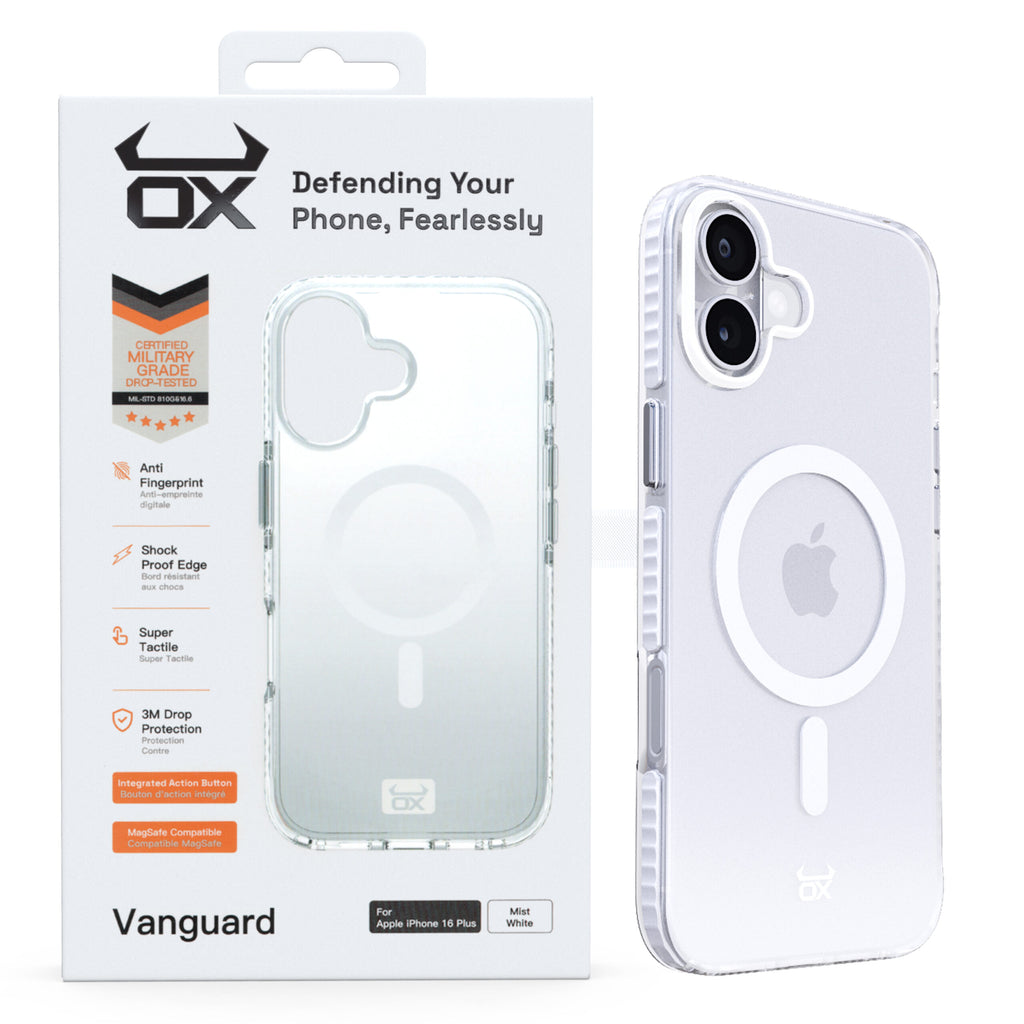 OX Vanguard Case For iPhone 16 Range Compatible with Magsafe®