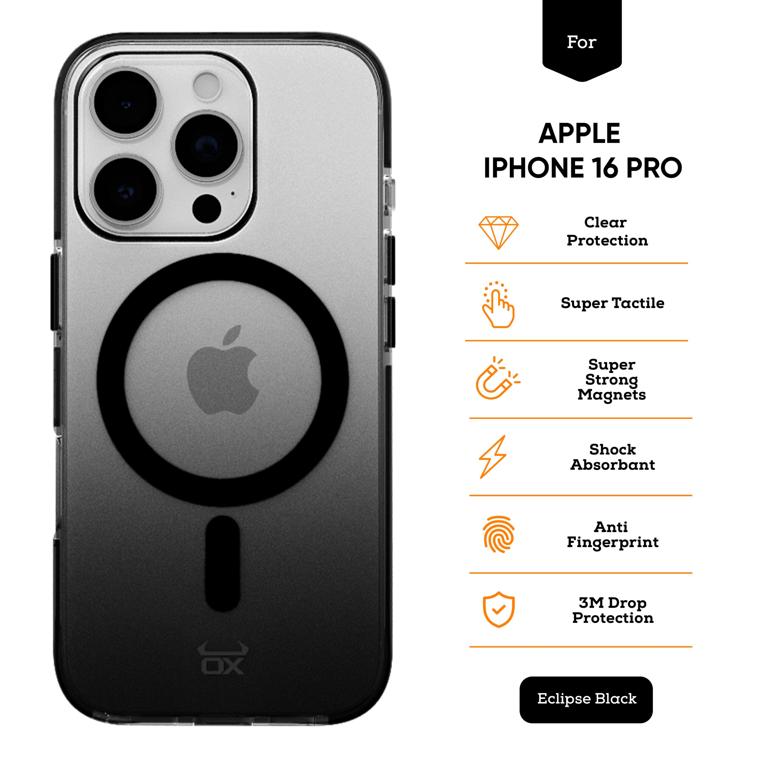 OX Vanguard Case For iPhone 16 Range Compatible with Magsafe®
