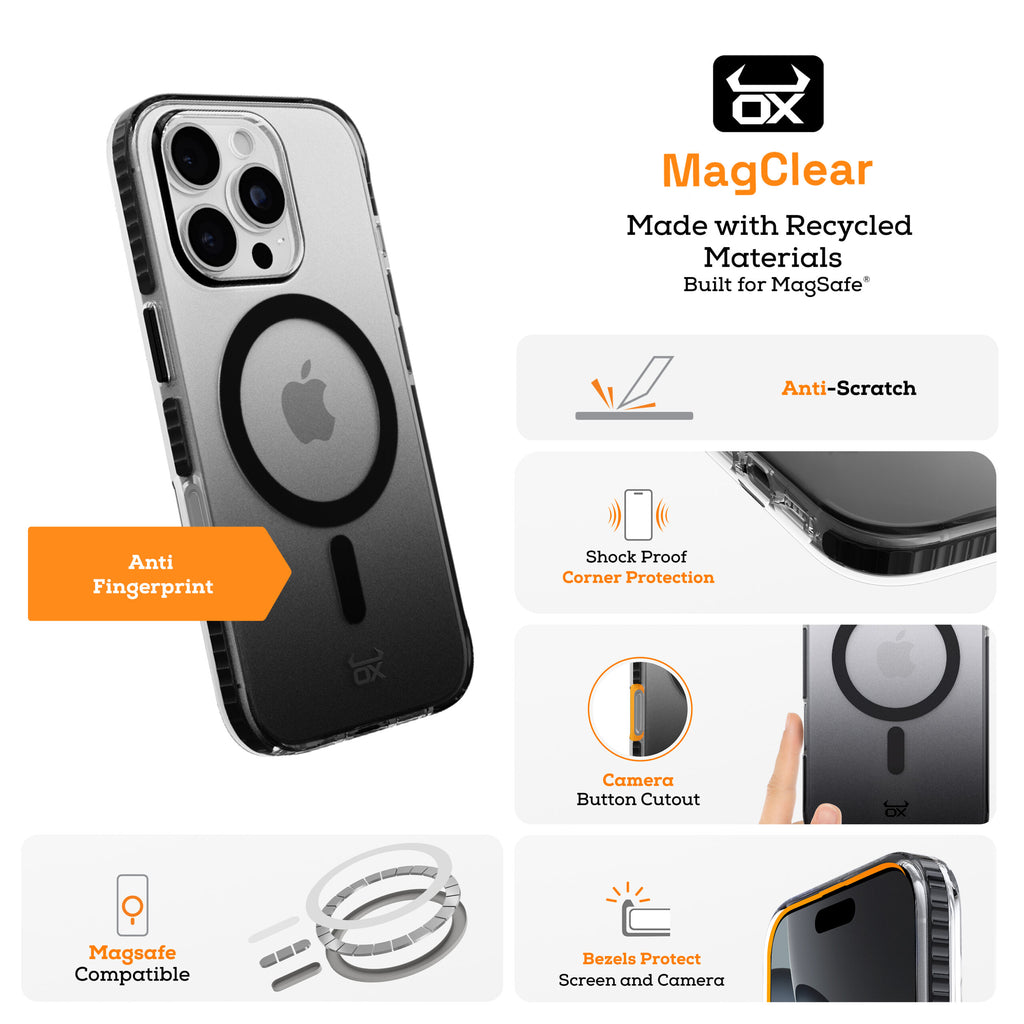 OX Vanguard Case For iPhone 16 Range Compatible with Magsafe®