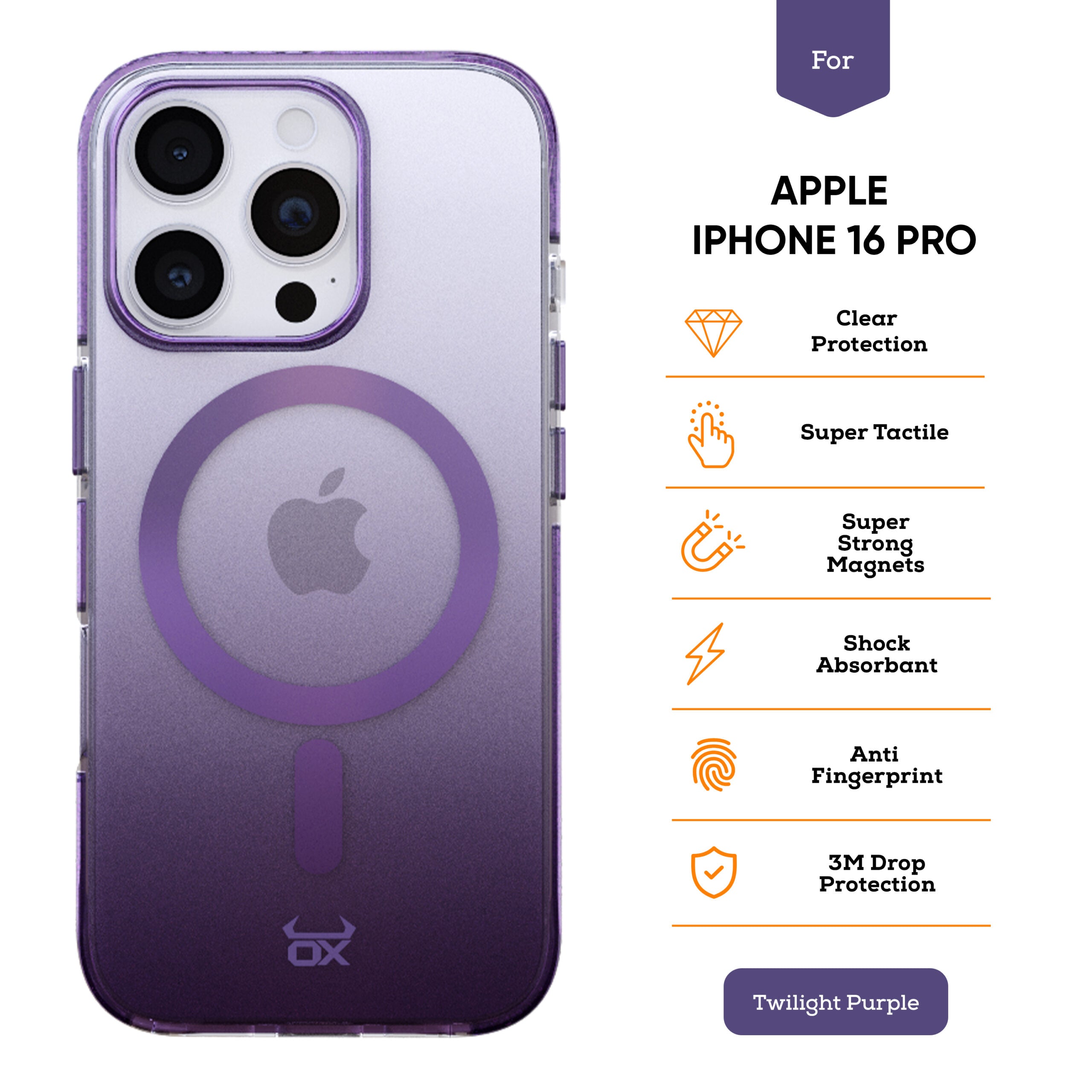 OX Vanguard Case For iPhone 16 Range Compatible with Magsafe®