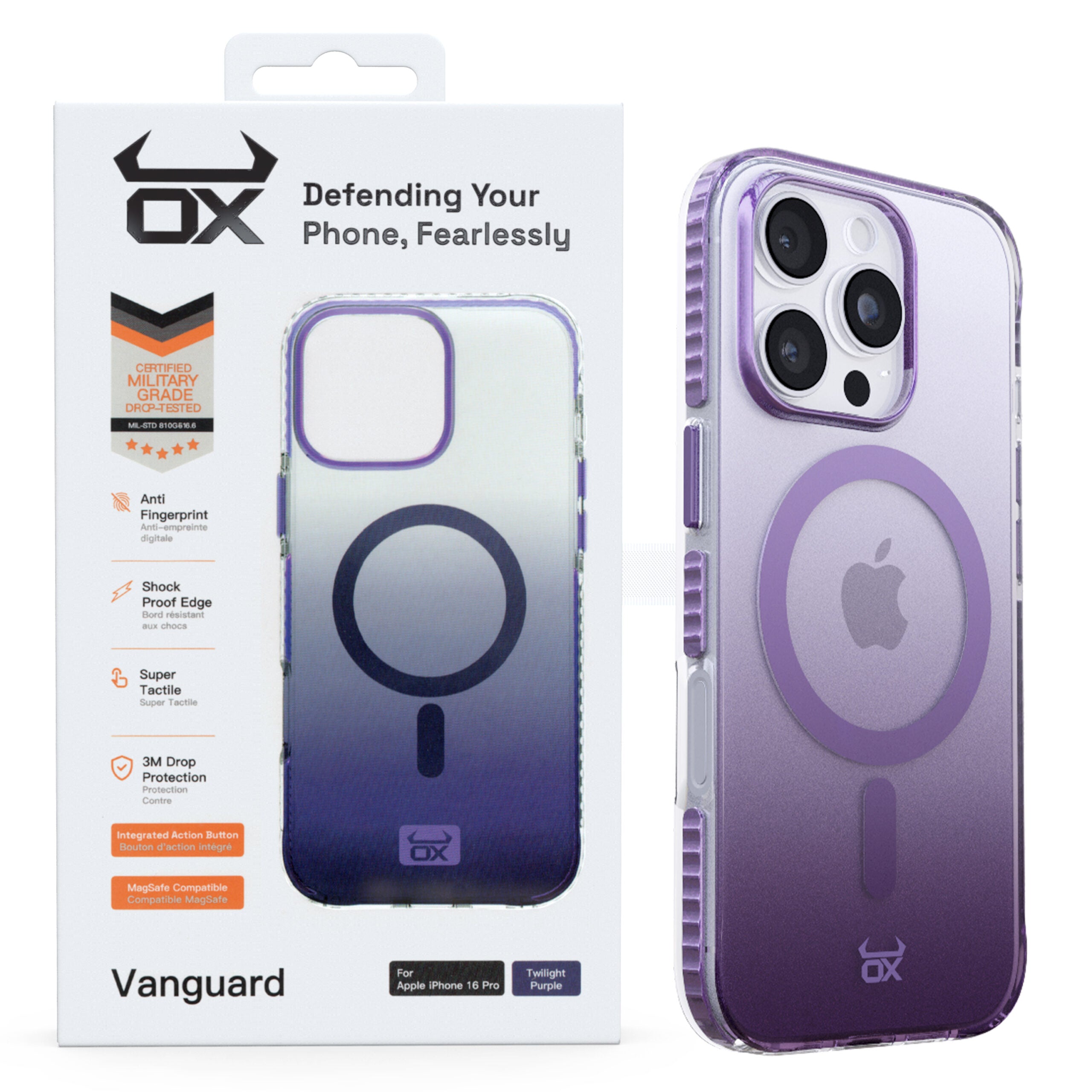 OX Vanguard Case For iPhone 16 Range Compatible with Magsafe®