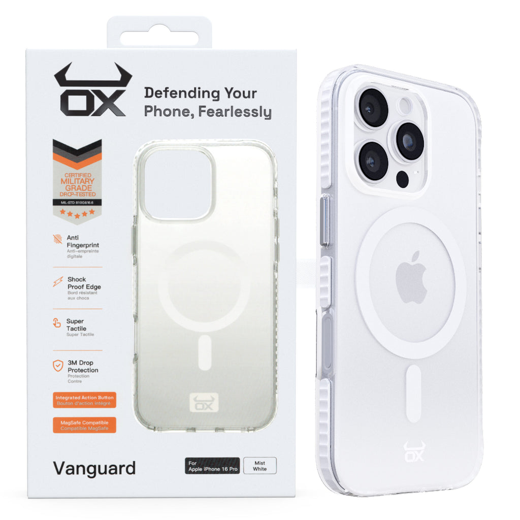 OX Vanguard Case For iPhone 16 Range Compatible with Magsafe®