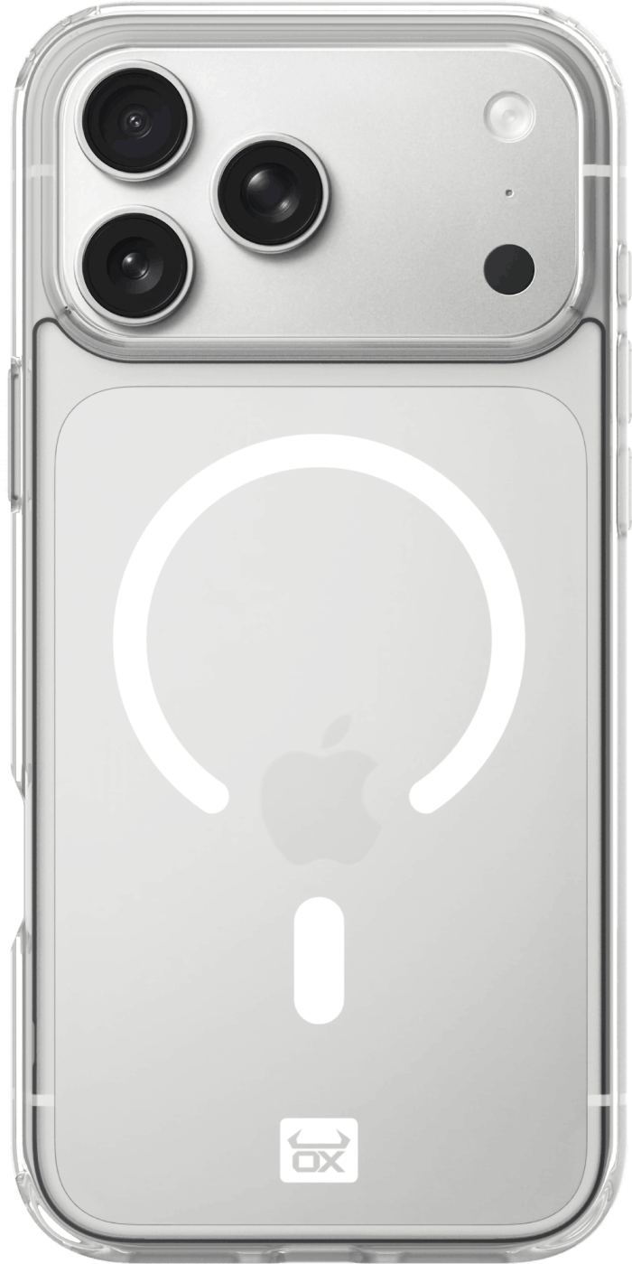 OX MagClear Case For iPhone 17 Range Compatible with Magsafe®